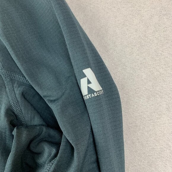 Eddie Bauer First Ascent Mens Jacket Large Gray Full Zip Free Heat Grid Fleece - Picture 3 of 9